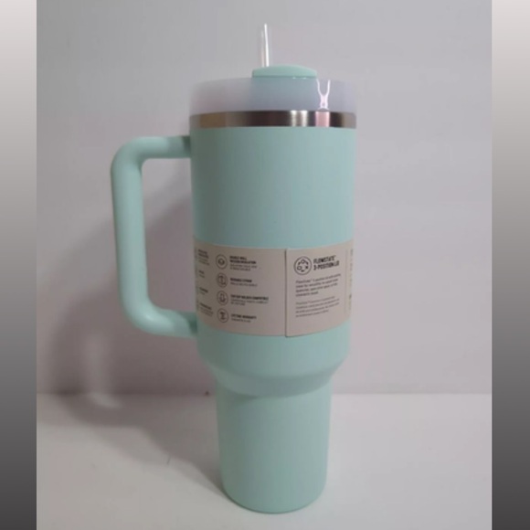 Stanley Mint Green FlowState Quencher H2.0 Tumbler (40 oz. Size) - Picture 2 of 7
